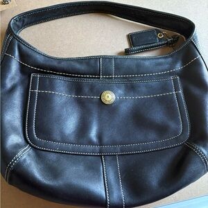 Vintage Coach Ergo Leather Hobo **Please Read Description **